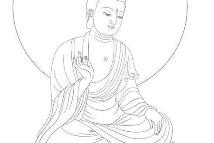 佛教知识绘画大全图片简单（佛教知识绘画大全图片简单漂亮）