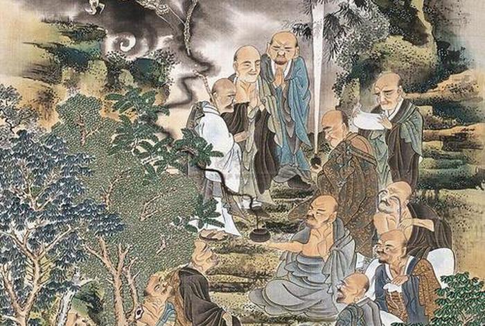 十六罗汉图；十六罗汉图卷