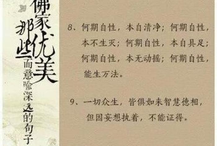 佛学讲文言文、佛教古文语录