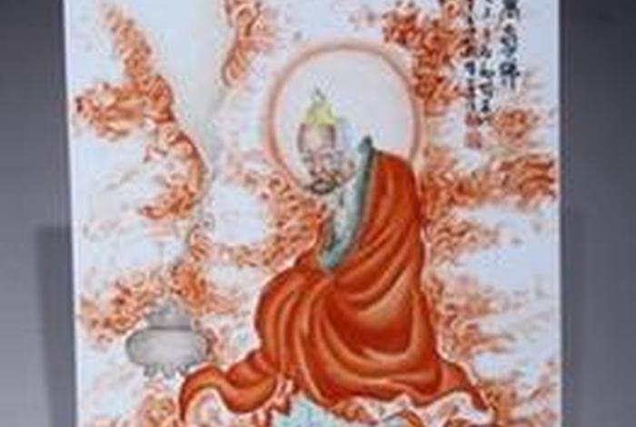 佛教专用瓷器介绍 - 佛教瓷板画