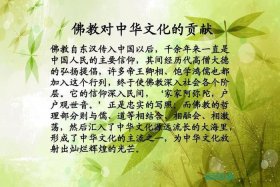 佛教文化的传承与发展（佛教传承的概念）