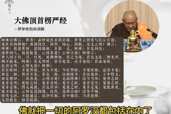 大白话楞严经，白话楞严经讲义