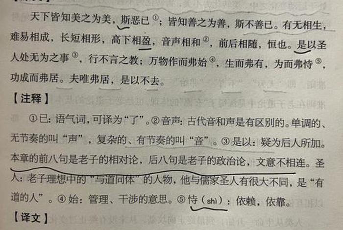 佛教讲解道德经第二章 佛教讲解道德经第二章全文