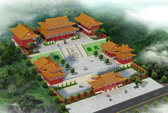 佛教寺庙建筑布局 佛教寺院建筑规制