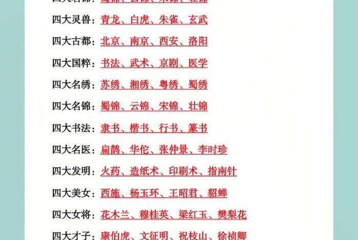 国学常识大全及名称，国学常识大百科