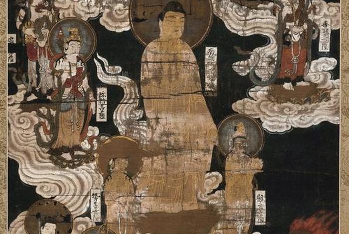 关于佛教的画卷、关于佛教的画卷是