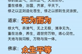 佛教和道教中的人生哲学；佛教和道教对人生的看法有什么区别？