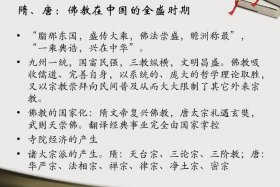 初中历史佛教知识点，初中历史佛教教义
