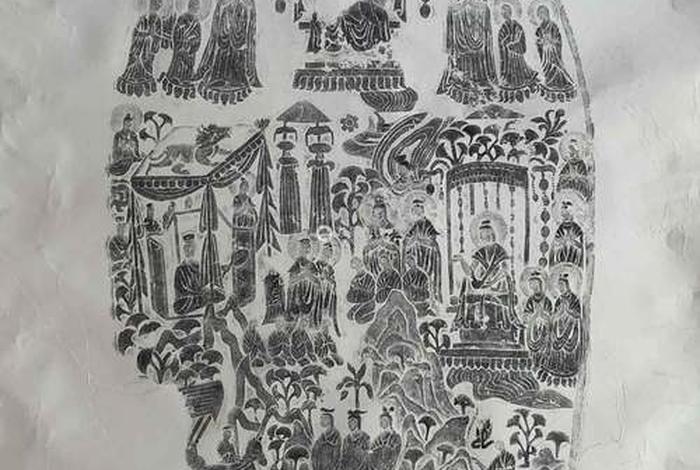 图说佛经系列；佛讲经图片