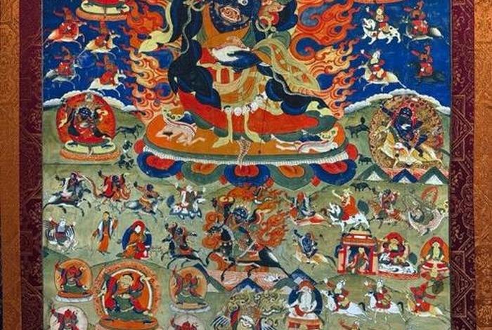藏族佛教唐卡，藏族佛教唐卡怎么念