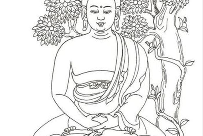 佛教简笔图片大全（佛教图片手绘）