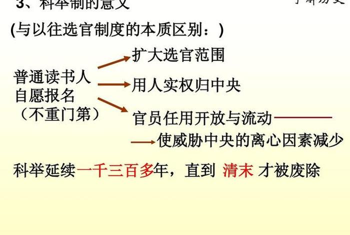 科举释义，科举考试百科