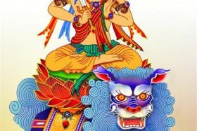 佛教文殊菩萨图片（佛教文殊菩萨图片高清）