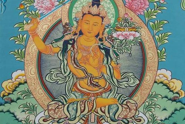 藏传佛教有几个文殊菩萨图片，藏传佛教文殊菩萨图片大全高清
