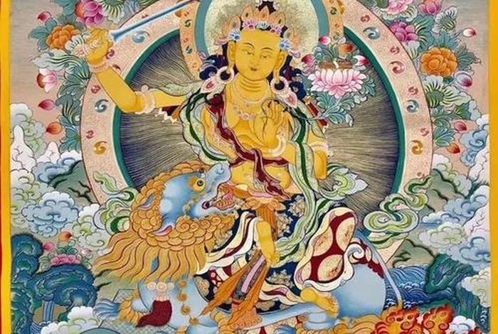 文殊菩萨佛像图片，文殊菩萨佛像图片逢考必过