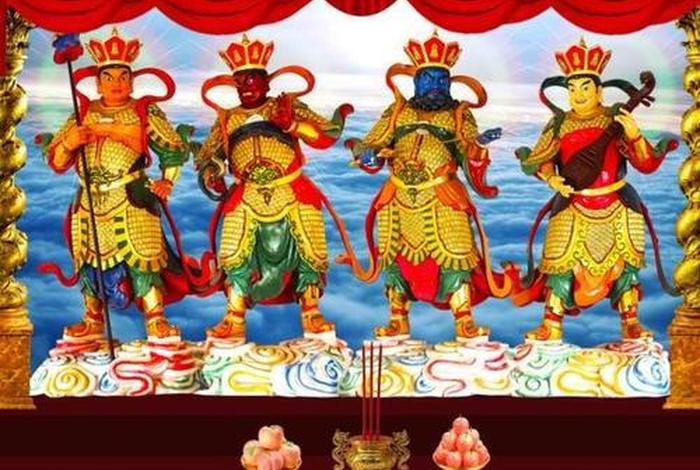佛教四大天王图片；佛教四大天王图片 画像
