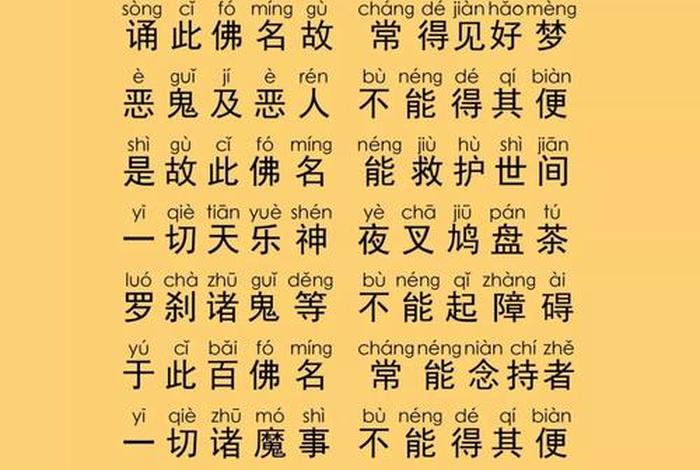 佛教必学经典，佛教经典100首