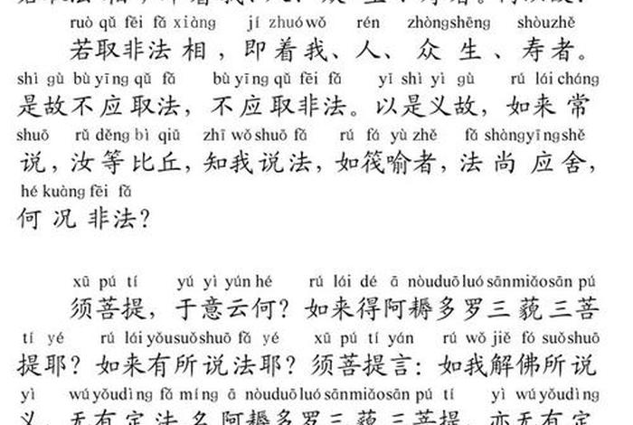 佛教金刚经全文金刚般若波罗蜜经（佛教金刚经讲解）
