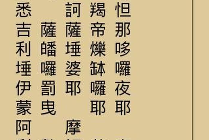 佛教知识大悲咒大全、佛学大悲咒