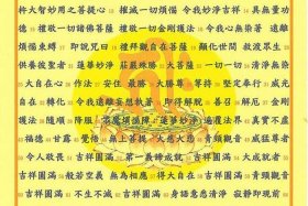 佛教大悲咒词句全文（佛教大悲咒词句全文大全）