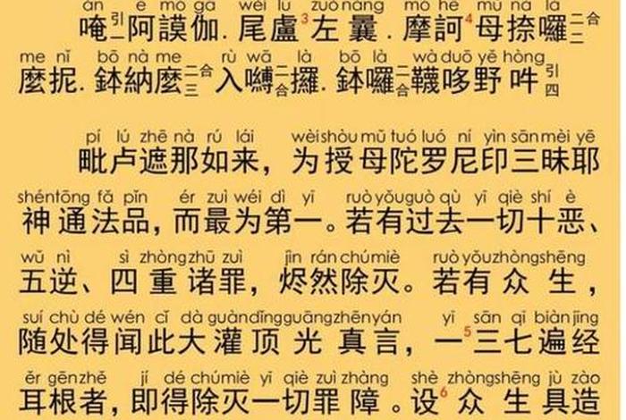佛教真言大全（佛门真言咒语大全）
