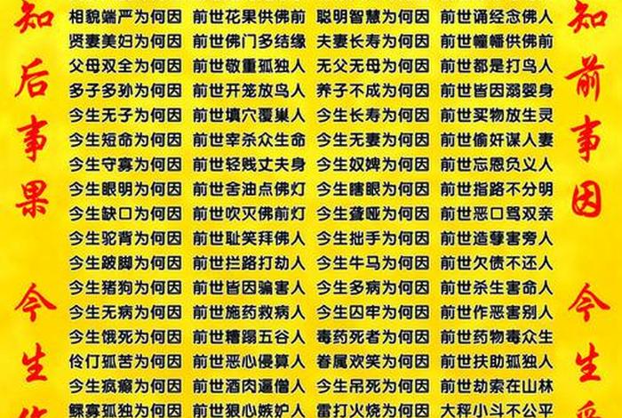 佛学因果问题讲解，佛学因果问题讲解视频全集