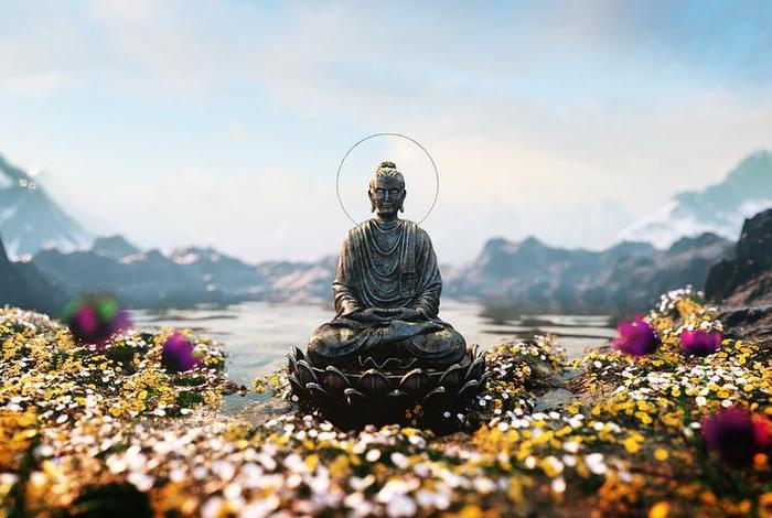 佛教风景素材（佛教风景视频）