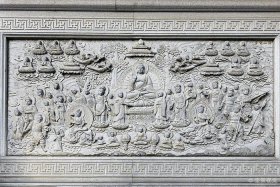 佛教寺院文化浮雕墙（寺庙浮雕人物浮雕）