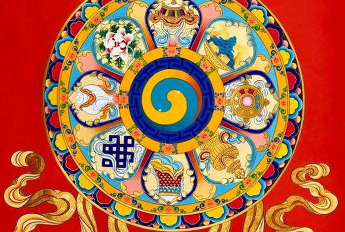 佛教题材的图；佛教题材图案