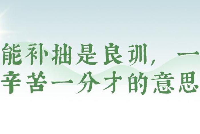 勤能补拙的哲学寓意，勤能补拙是什么