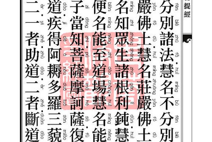 文殊菩萨佛经 - 文殊菩萨佛经字帖