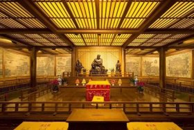 佛教寺院殿堂知识讲座；寺院殿堂布置