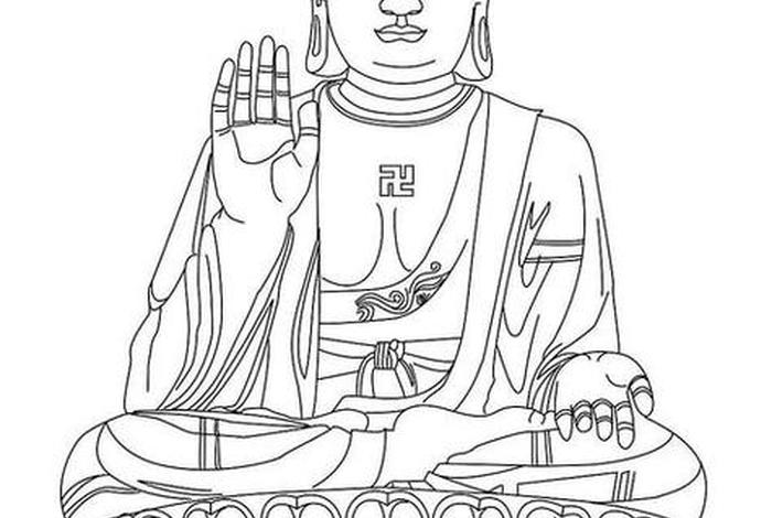 佛教雕塑知识讲解图片高清，佛教雕塑简笔画