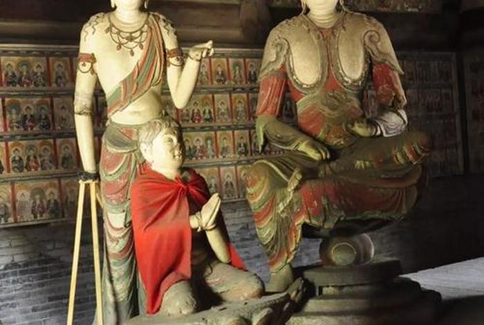 平遥古城寺庙传授佛教知识的地方（平遥 古寺）