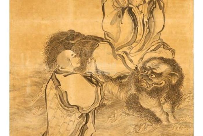 佛教长卷绘画作品欣赏；佛教长卷绘画作品欣赏图片大全