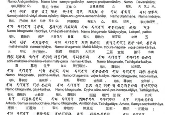 佛学知识楞严经 佛教楞严经的全部经文
