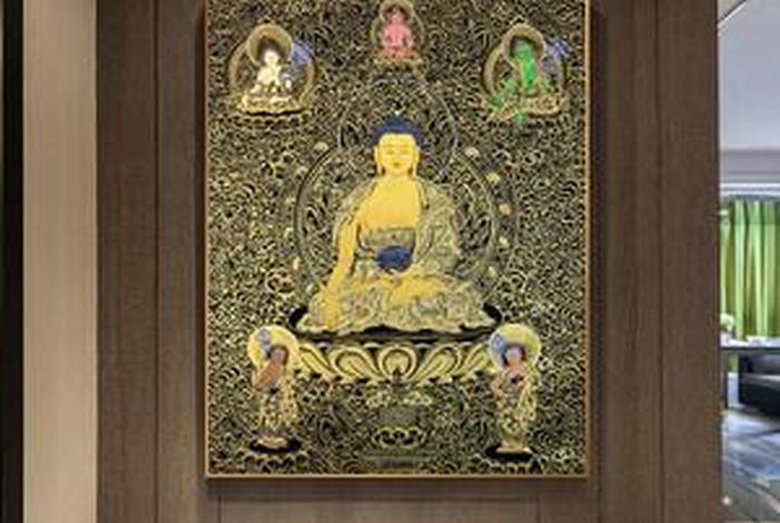 佛教装饰画，佛教装饰用品