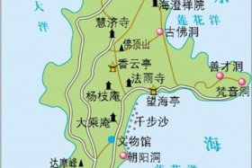 佛教四大名山分布省地图，佛教四大名山分别在哪些地方