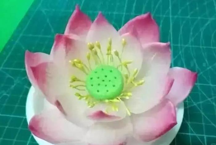 五色莲台、五色莲花怎么叠