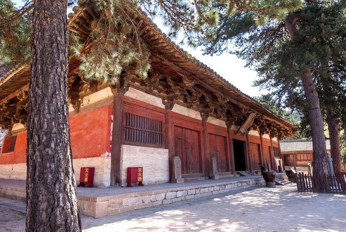 长治佛光寺 山西佛光寺大殿立面