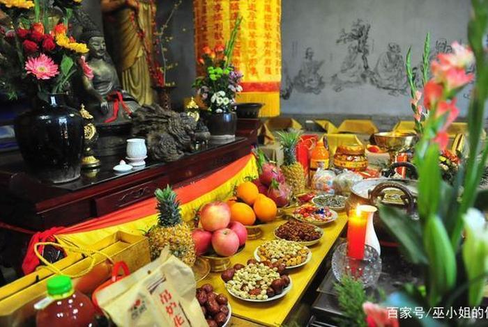 佛教供奉知识讲解图文并茂 佛教供品摆放布置图