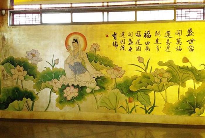 佛教文化墙彩绘图片、佛教文化墙彩绘图片高清