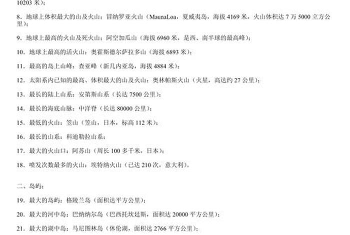 不知道的冷门知识世界之最、90个世界级冷门知识