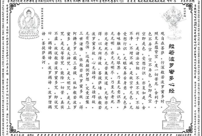 心经中的佛学常识 - 佛经里的心经解释