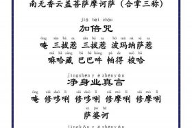 净口业，净口业真言注音读诵全文
