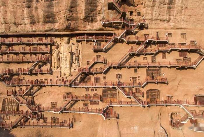 中国佛教五大石窟图片、中国佛教石窟寺分布图