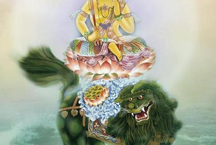 佛教的文殊菩萨；佛教的文殊菩萨是道教的什么