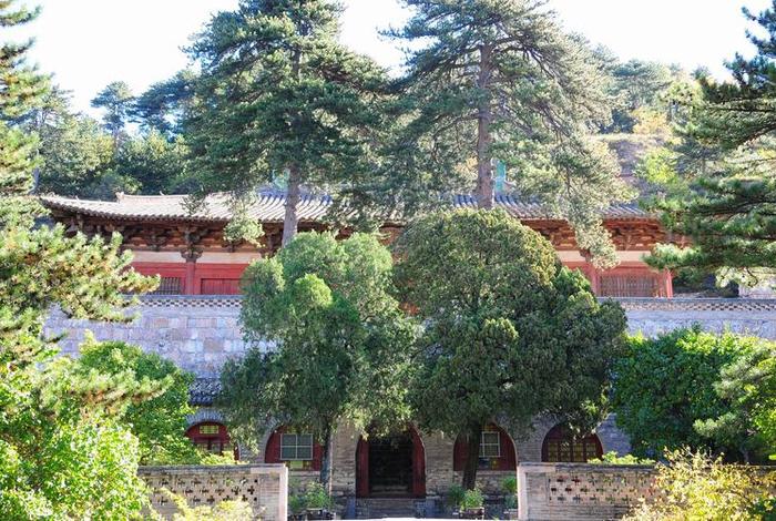 长治佛光寺 山西佛光寺大殿立面