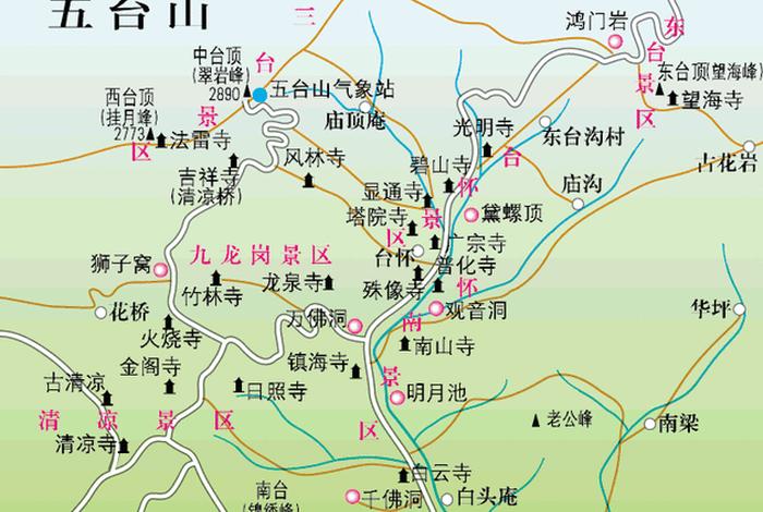 四大佛教名山相关知识大全、四大佛教名山具体位置