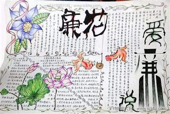 佛教知识图文结合手抄报图片；佛教知识大全集